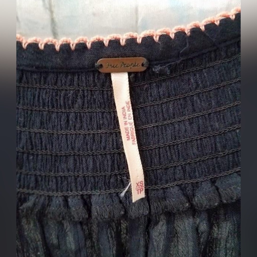 Free People Wind Willow Boho mini Dress - Picture 3 of 5